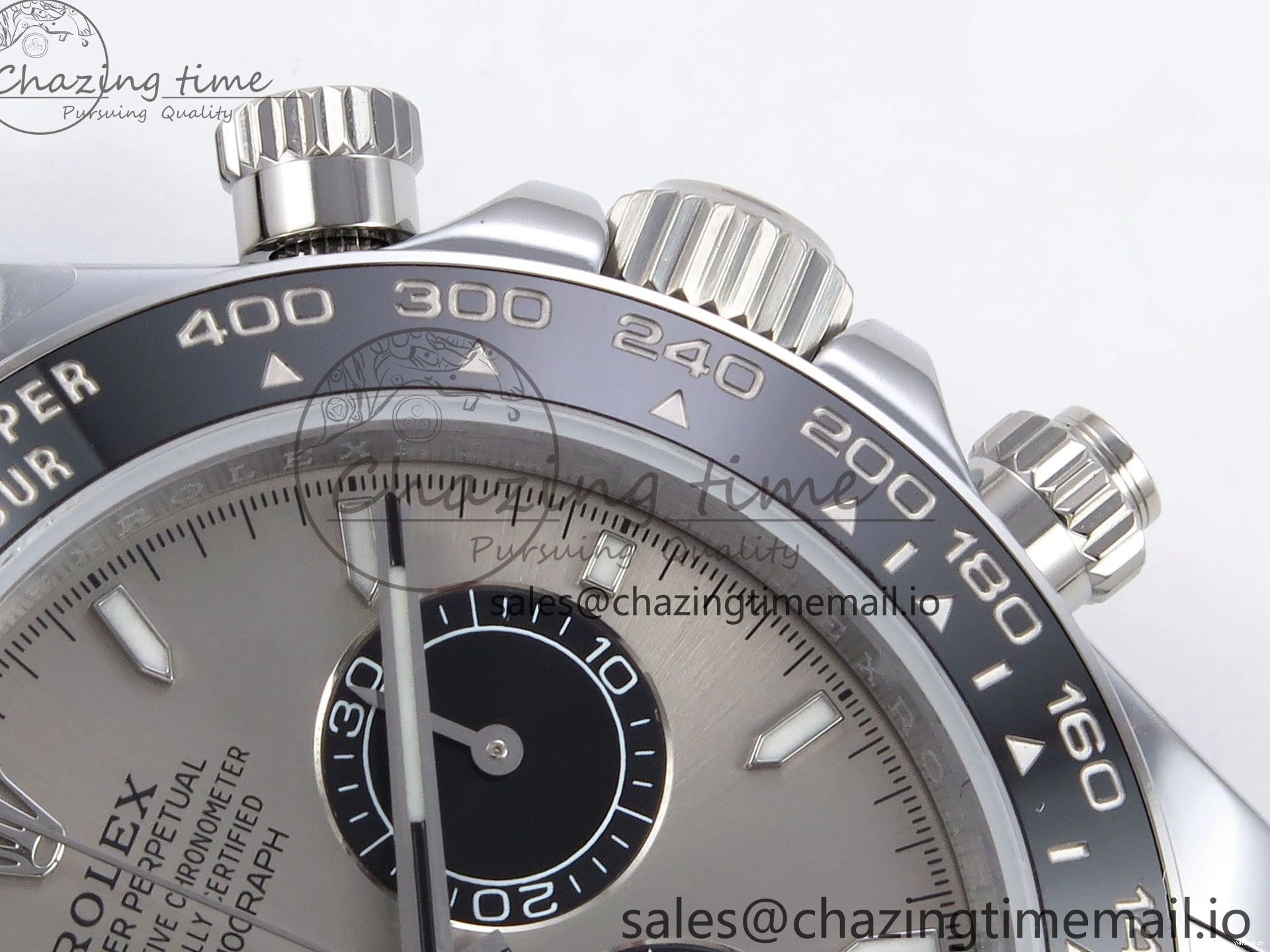 Strap V6（Gain 126519 SH4131 Edition Oysterflex Best 1:1 QF on Gray Daytona Weight） Black Dial 1228